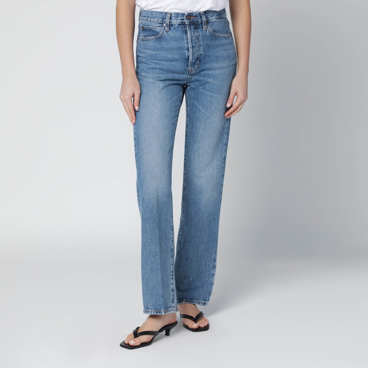 Frame Light blue washed jeans