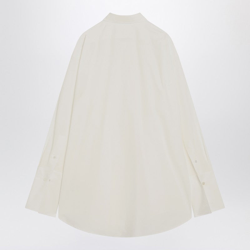 The Row White Ment cotton shirt