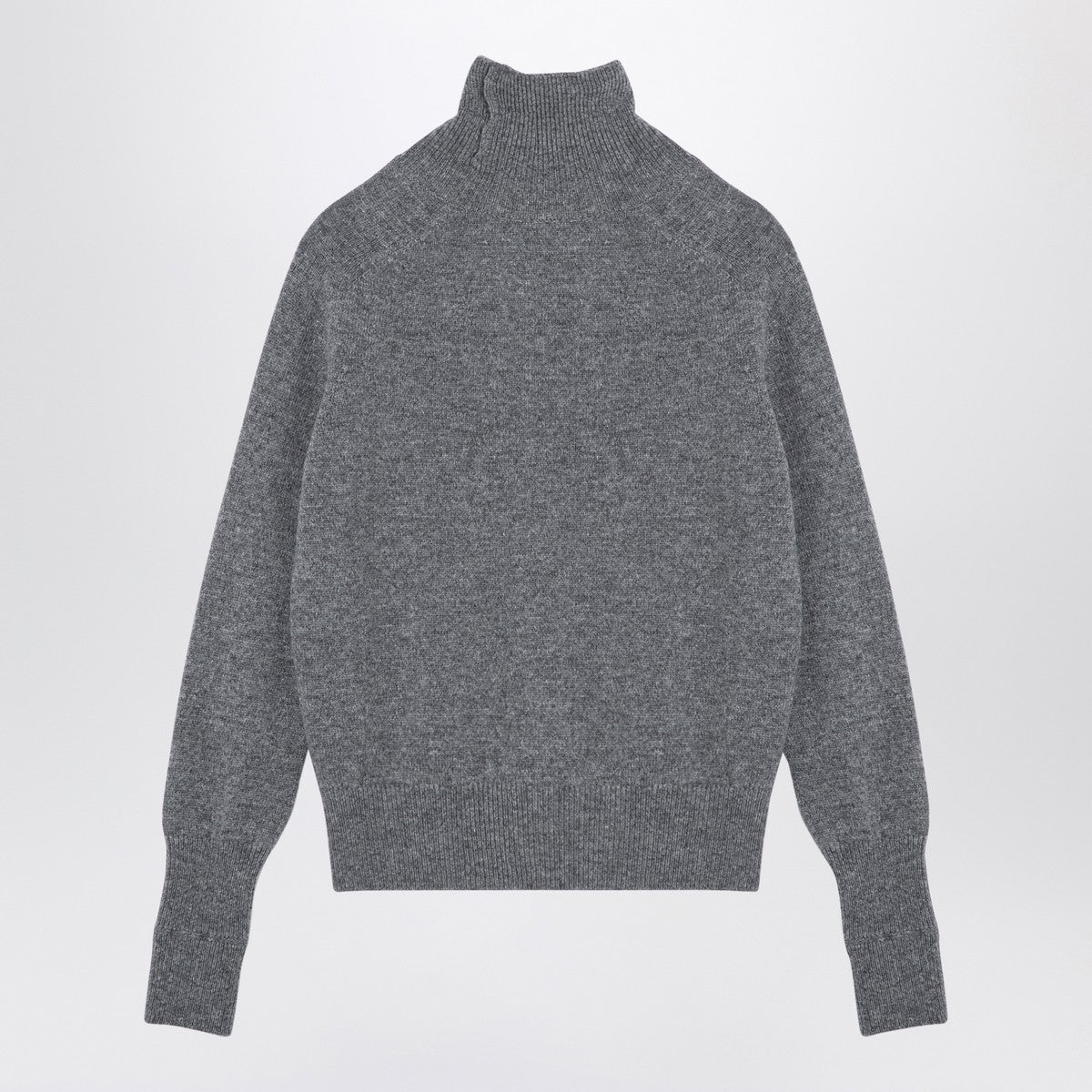 Victoria Beckham Grey wool turtleneck sweater