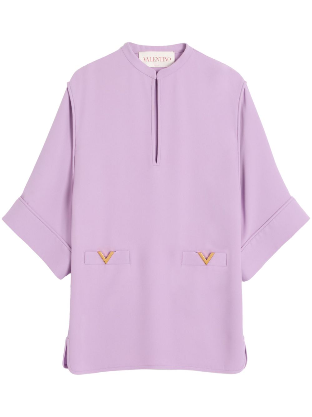 Valentino Vlogo silk mini dress