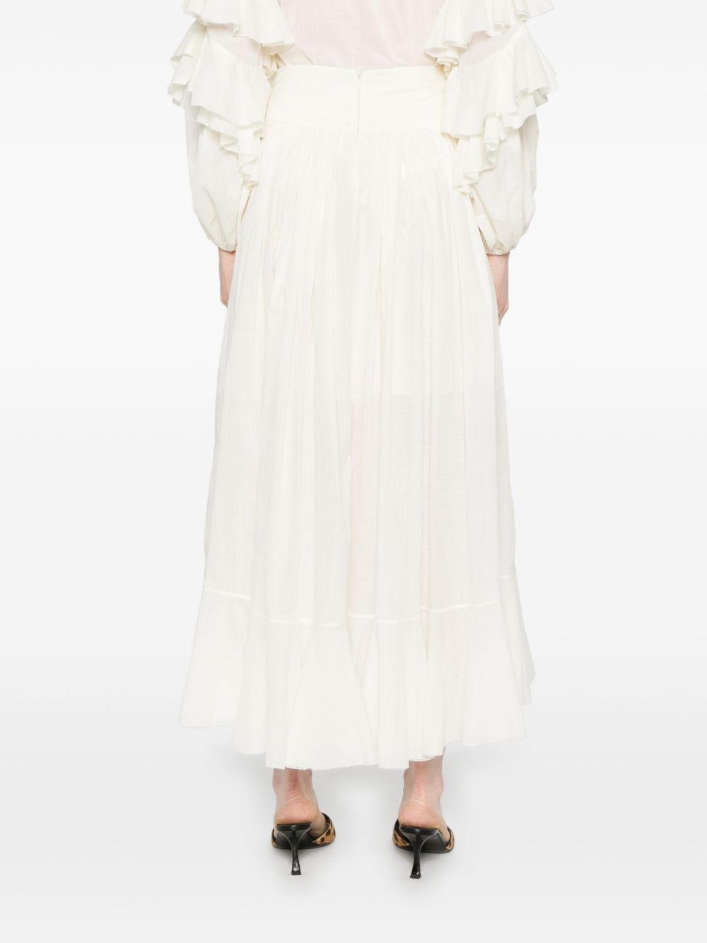 Zimmermann Ruffled maxi skirt