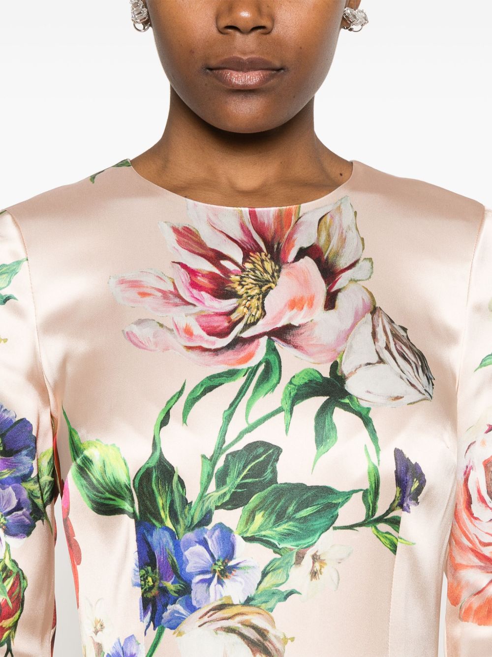 Dolce & Gabbana floral-print Midi Dress