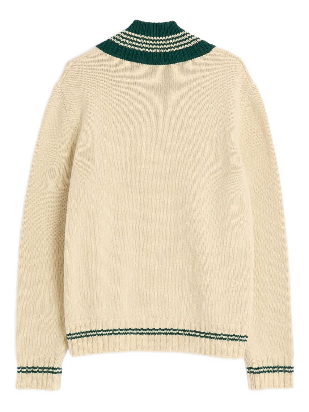 Valentino Le Chien De La Maison Jacquard Embroidery Wool Sweater