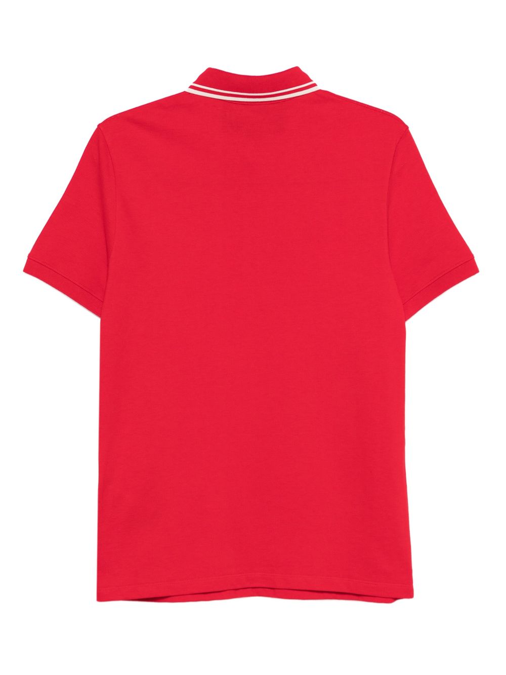 Valentino Striped-collar polo shirt