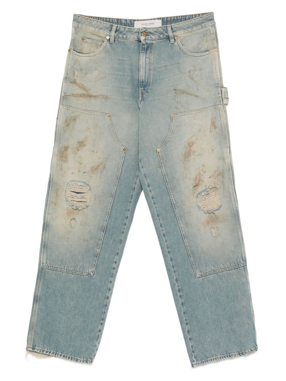 Golden Goose Jeans Clear Blue