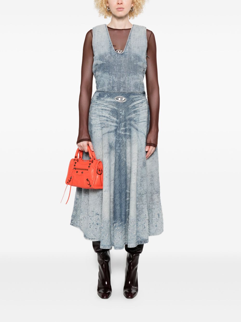 Diesel Skirts Clear Blue