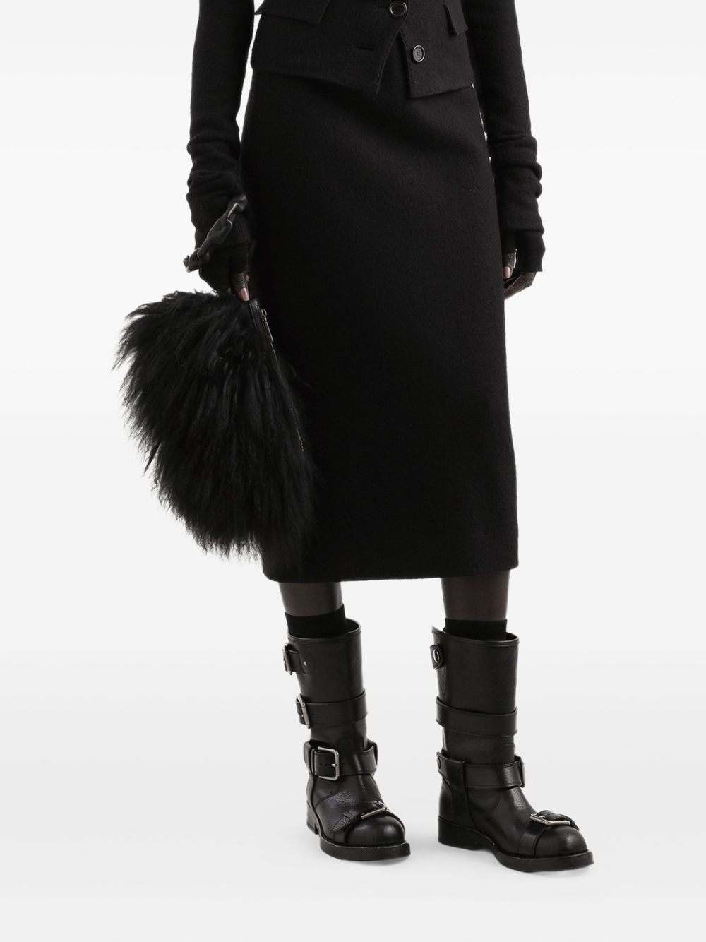 Dolce & Gabbana Wool midi skirt