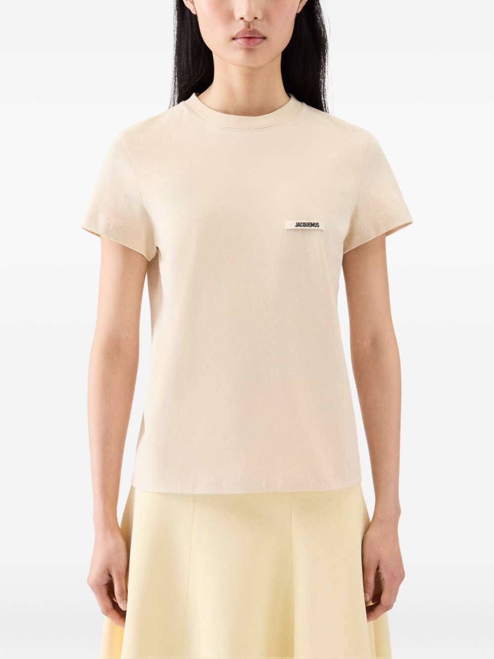 JACQUEMUS T-shirts and Polos Beige