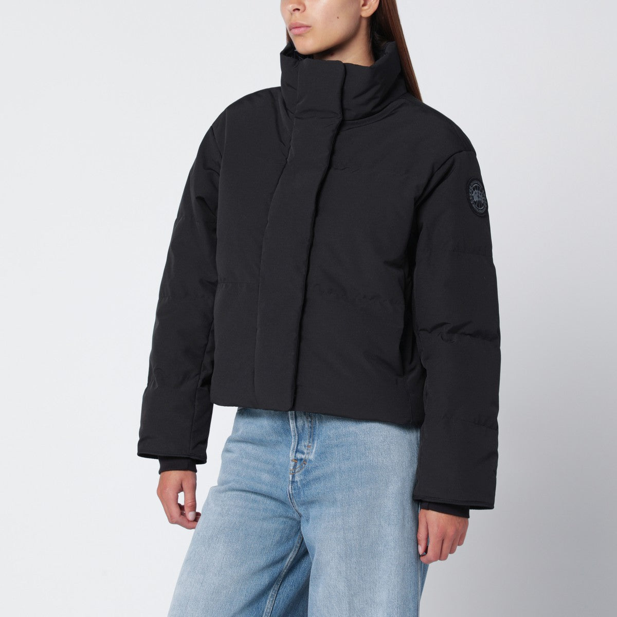 Canada Goose Black cropped jacket Grandview Black Label