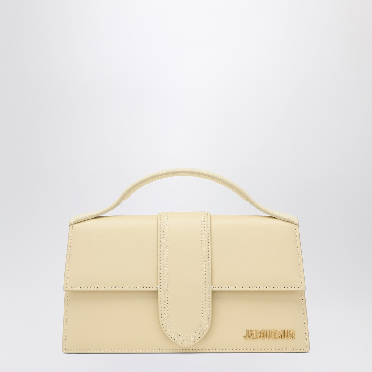 JACQUEMUS Le Grand Bambino bag in ivory leather