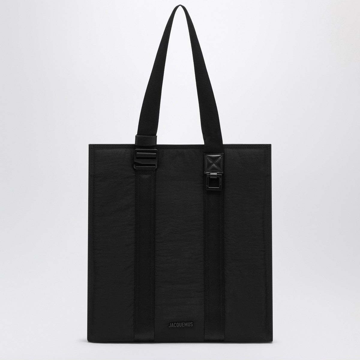 JACQUEMUS Black rope tote bag Le Cabas