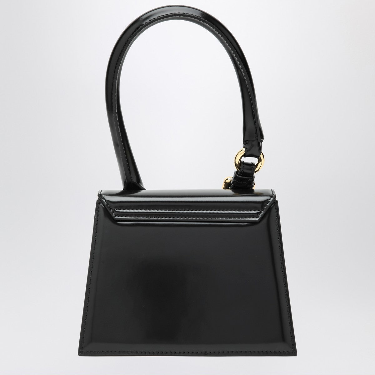 JACQUEMUS Medium black Chiquito bag with buckle