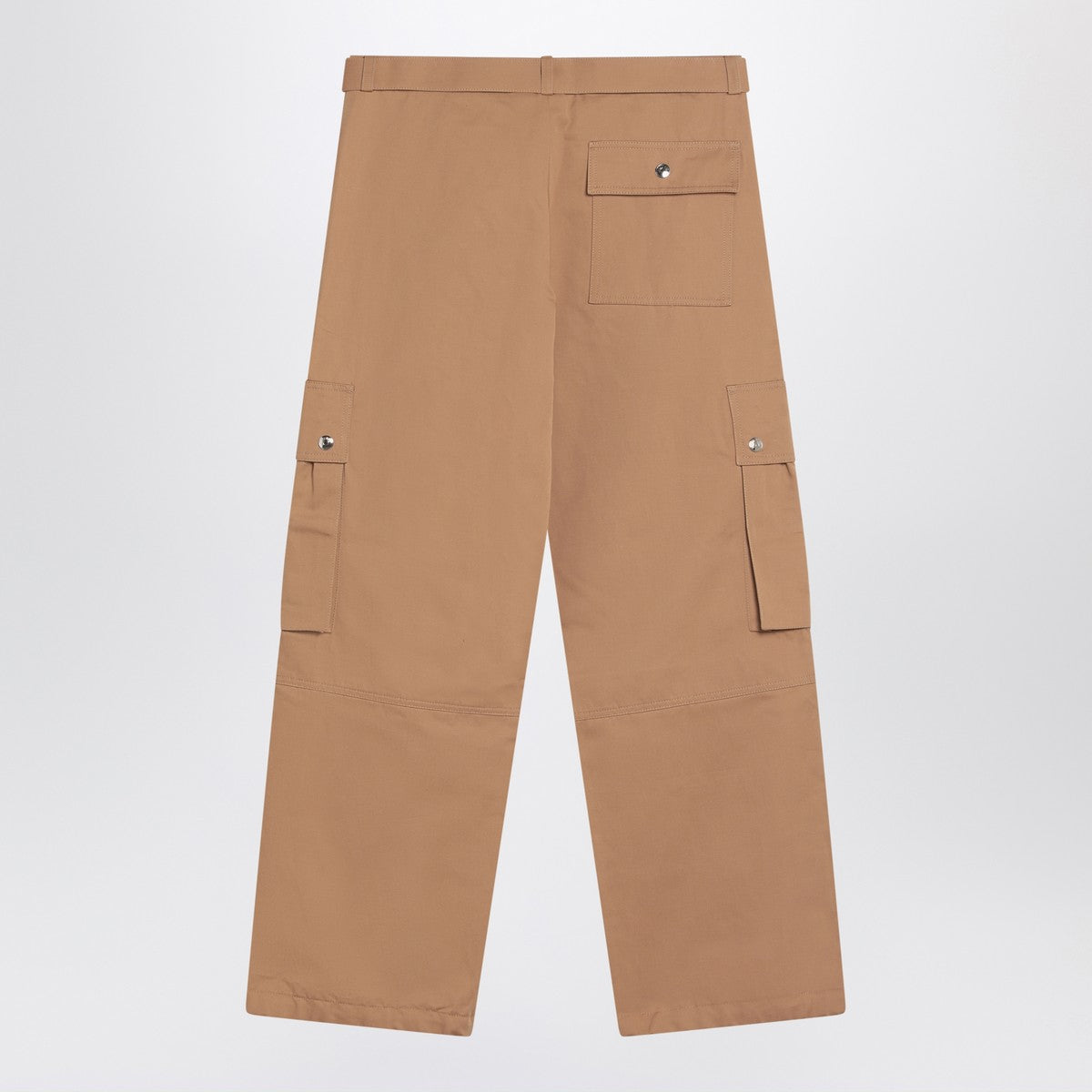 JACQUEMUS Camel-coloured cargo trousers