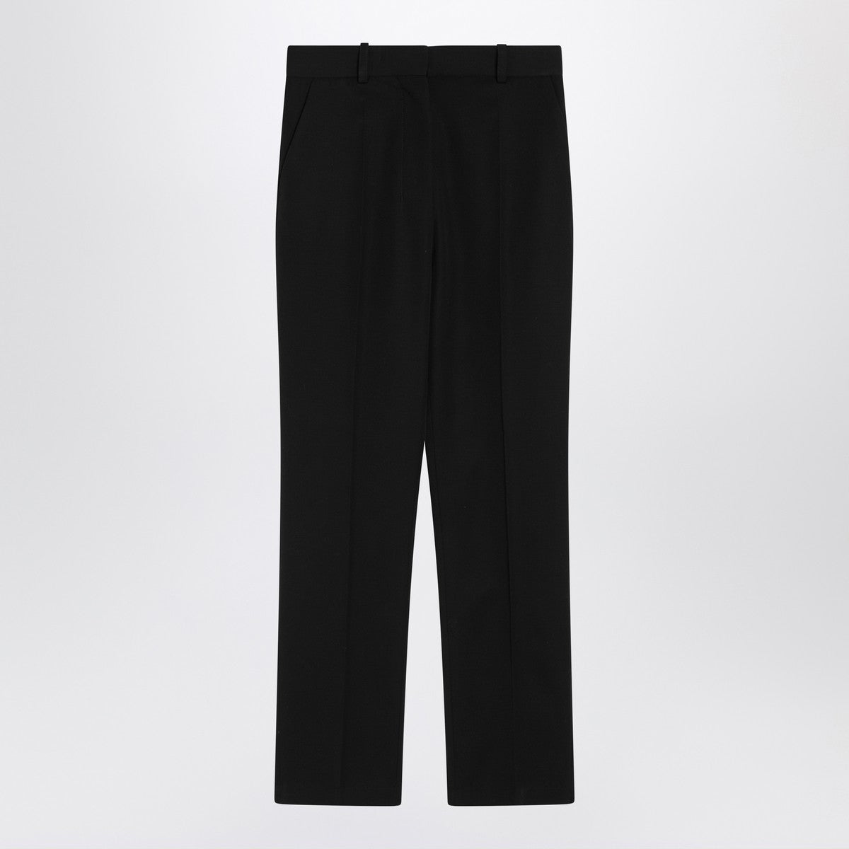 JACQUEMUS Black trousers in cotton blend