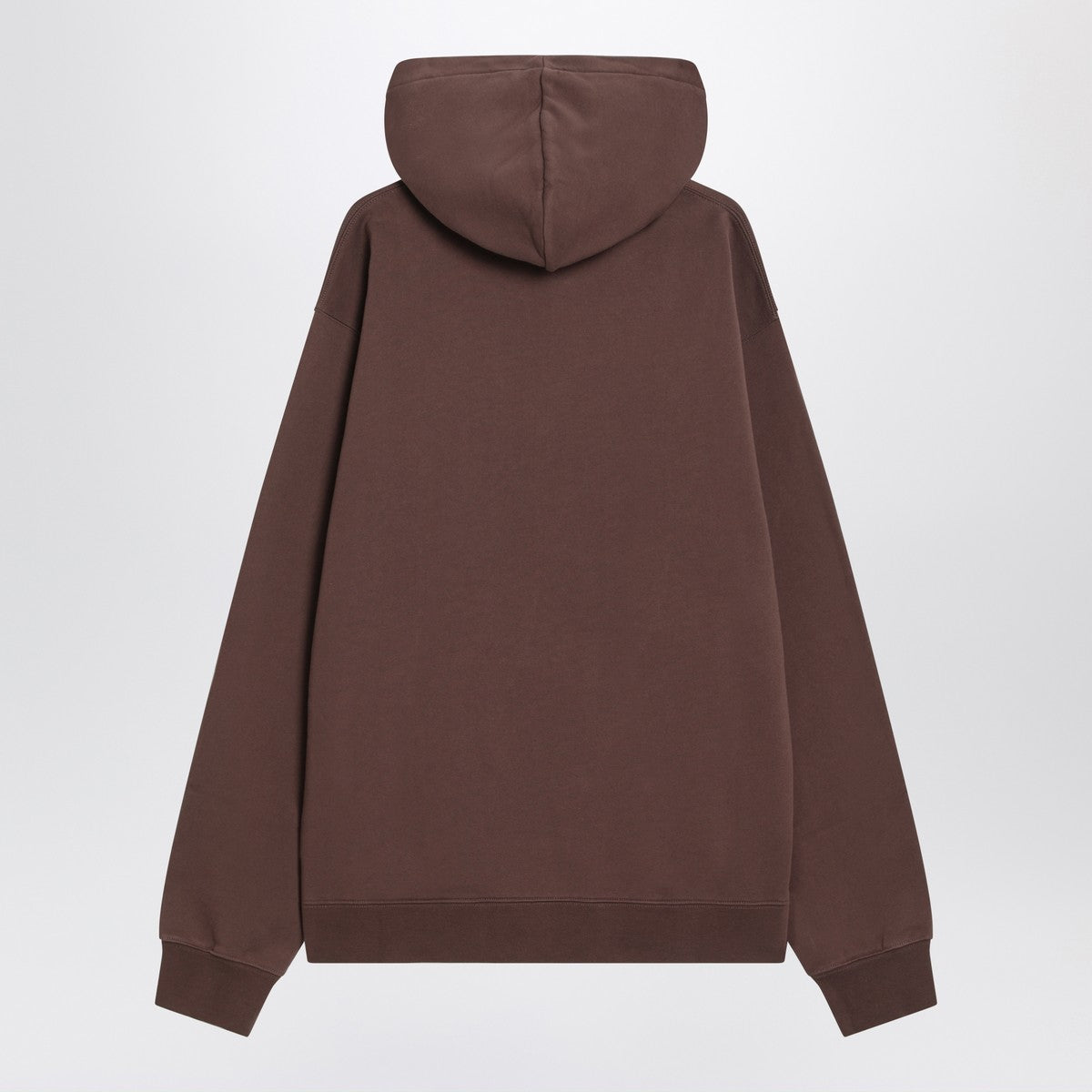 JACQUEMUS Brown cotton hoodie