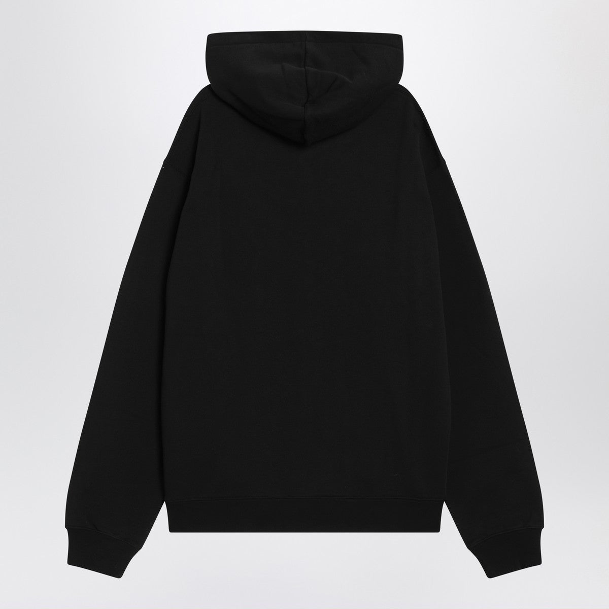 JACQUEMUS Black cotton hoodie