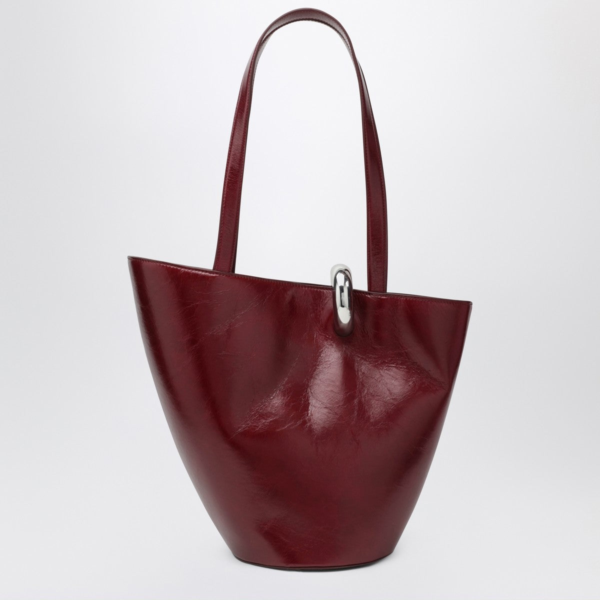 JACQUEMUS Burgundy The Bambola Medium bag