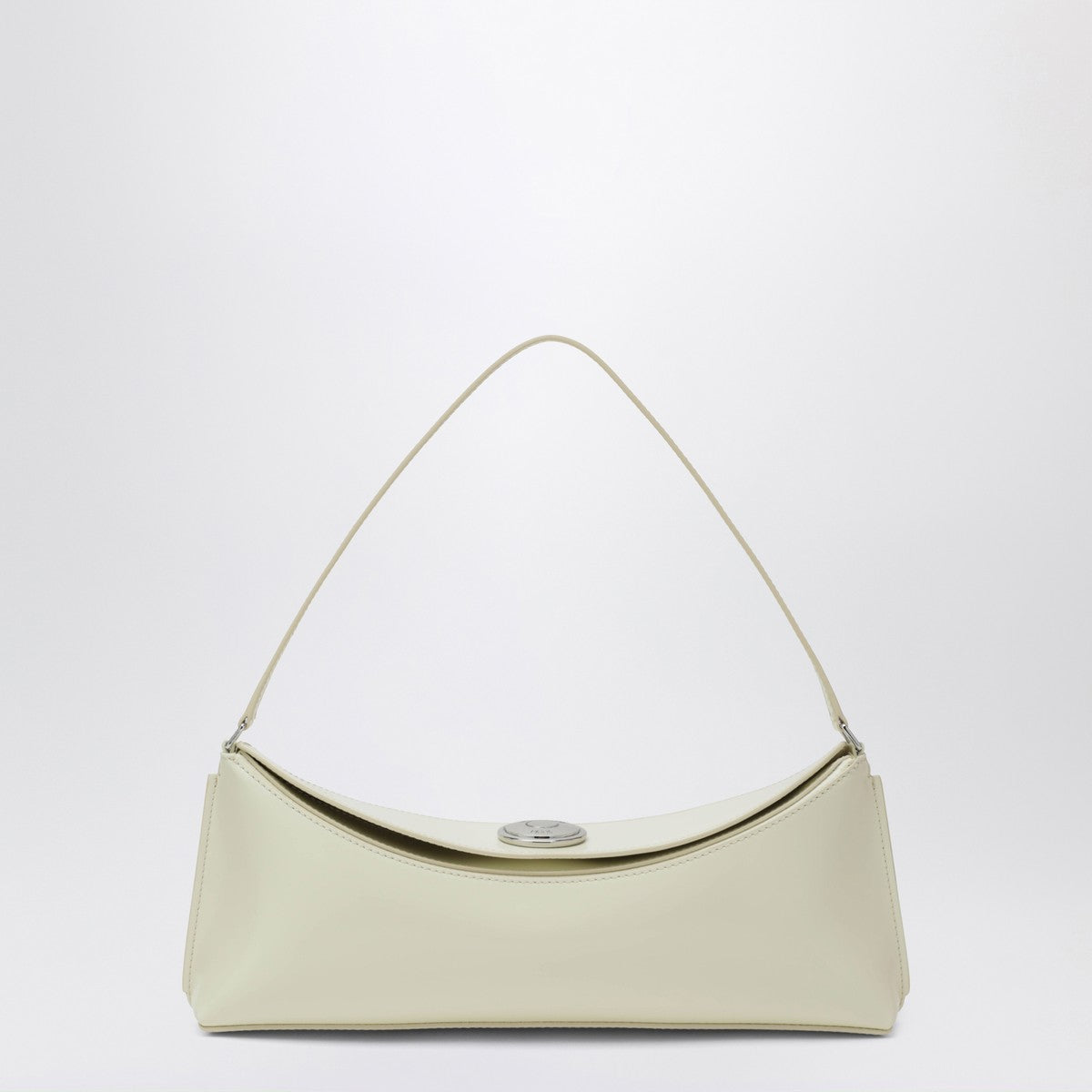 JACQUEMUS Light yellow oval pouch