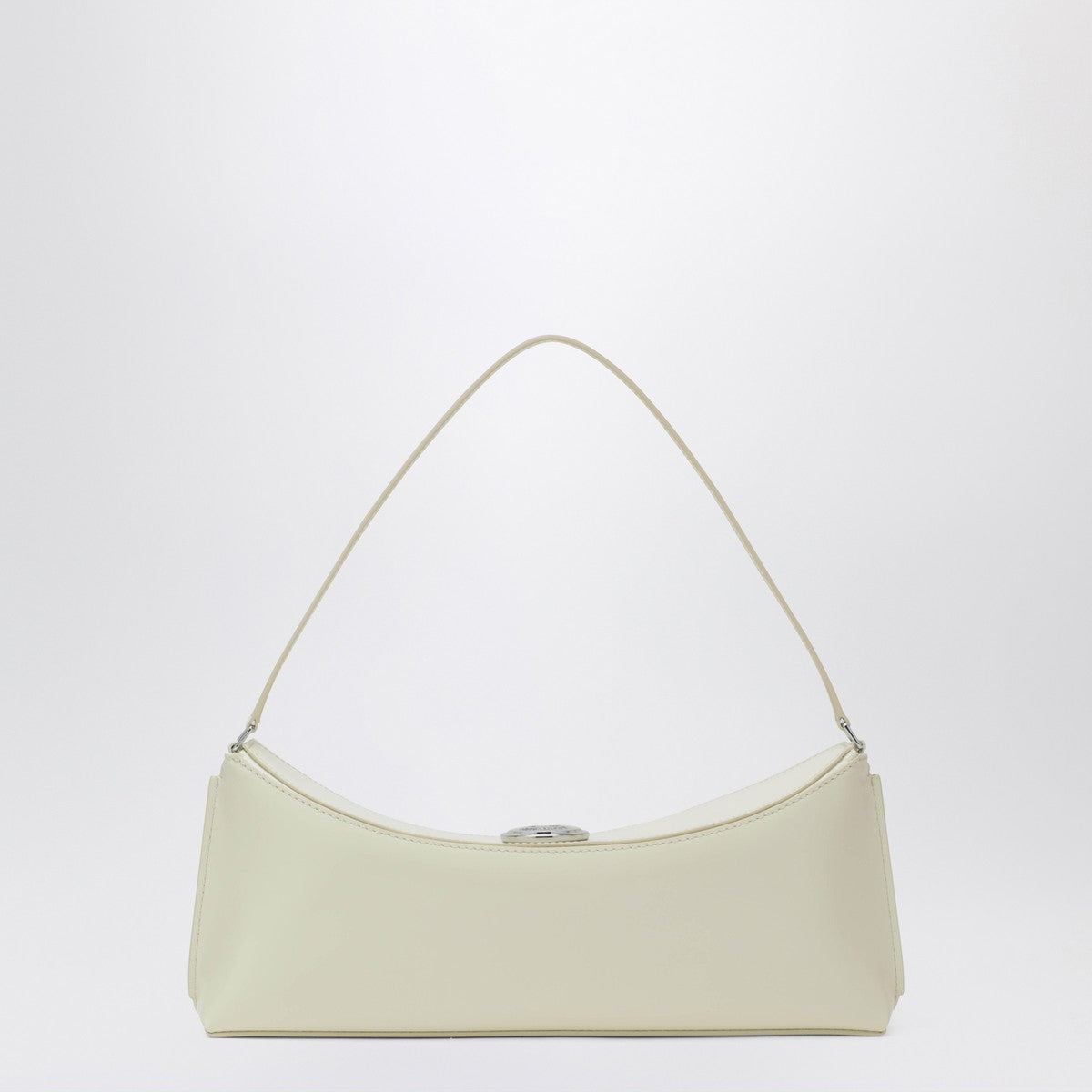 JACQUEMUS Light yellow oval pouch