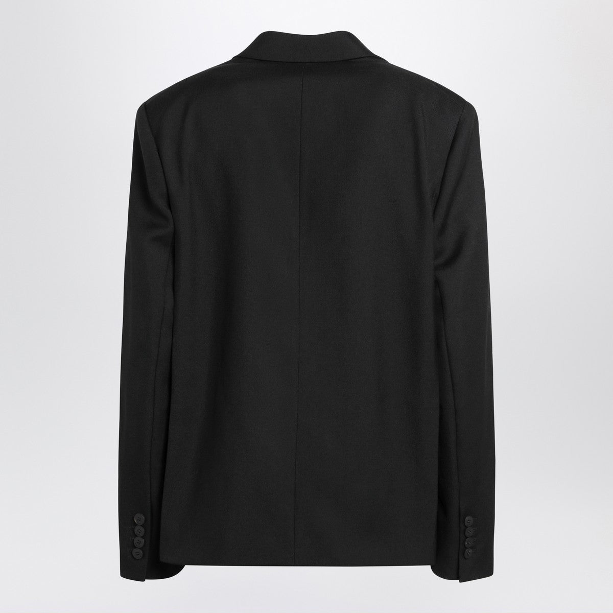 JACQUEMUS Black single-breasted wool jacket