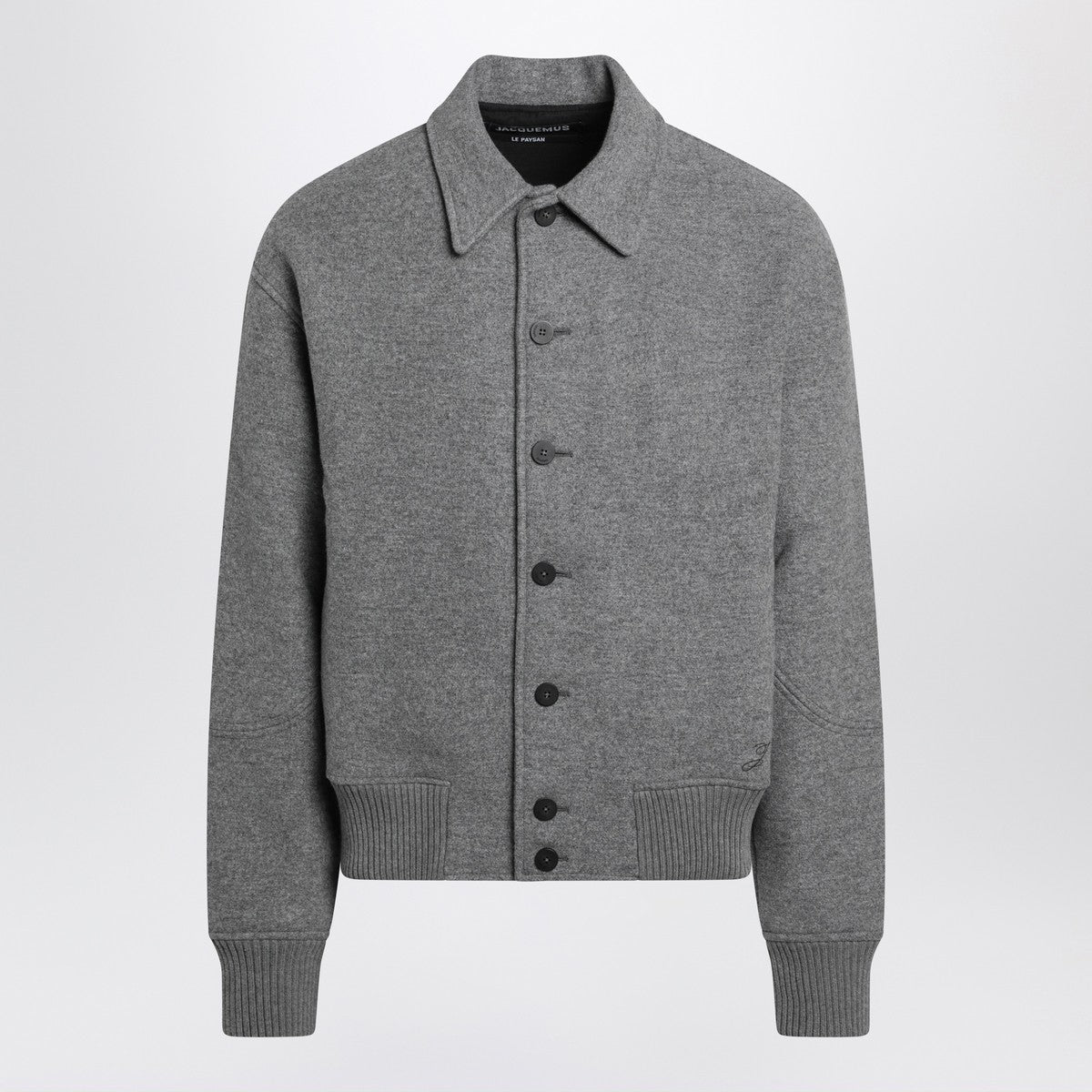 JACQUEMUS Grey wool jacket