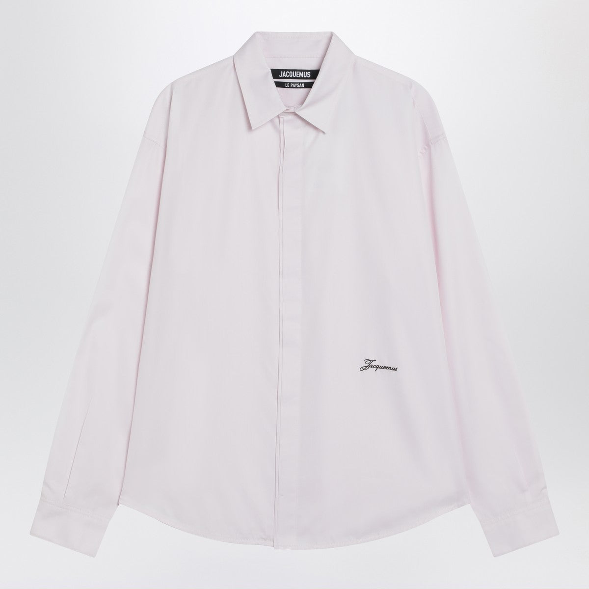 JACQUEMUS Light pink cotton shirt