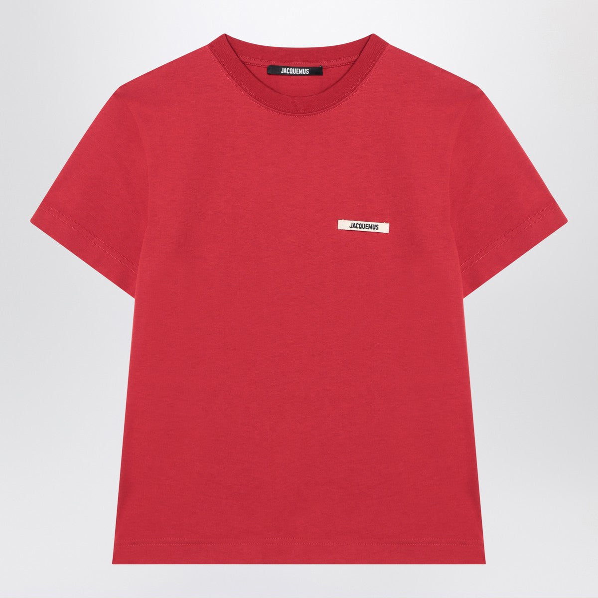 JACQUEMUS Red Gros Grain T-shirt