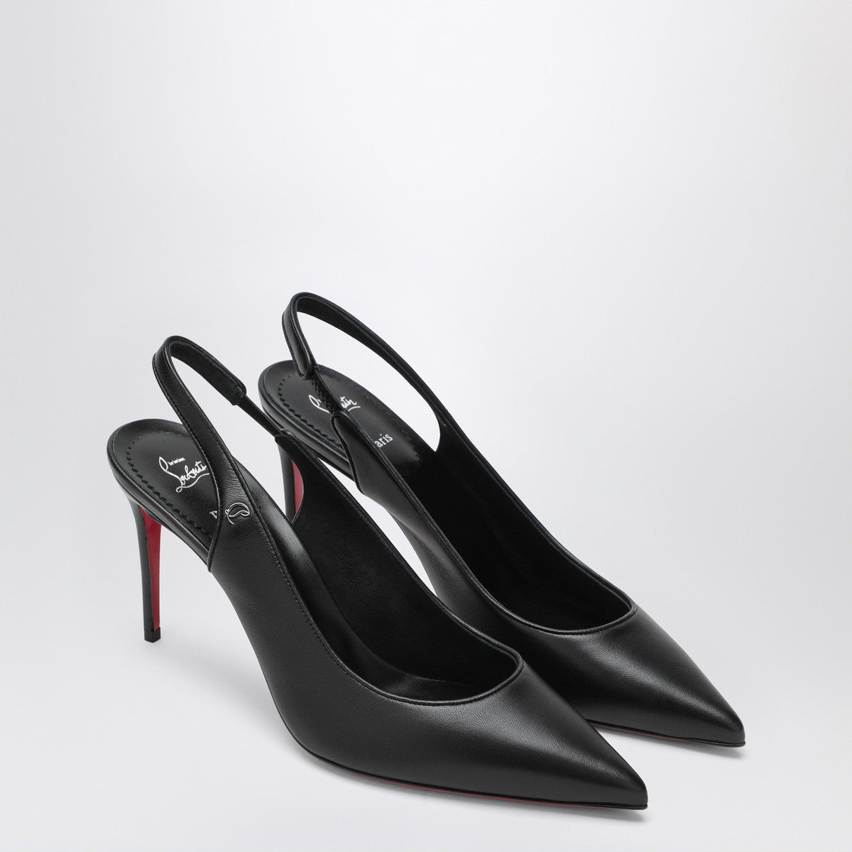 Christian Louboutin Black Sporty Kate Slingback Décolleté