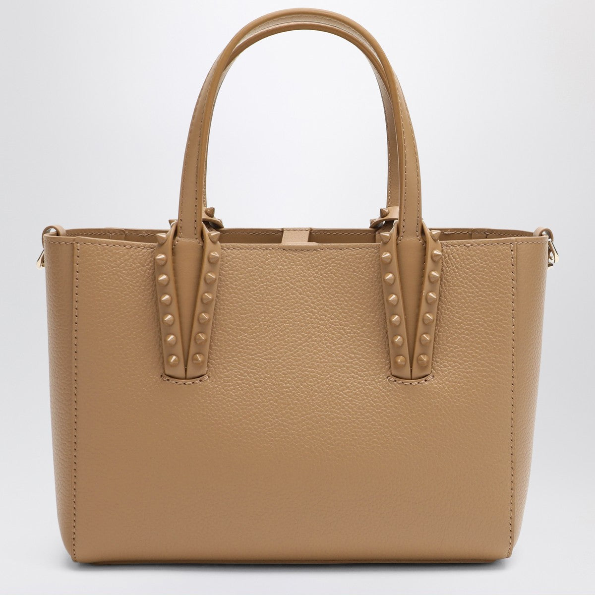 Christian Louboutin Beige leather Cabata mini tote bag