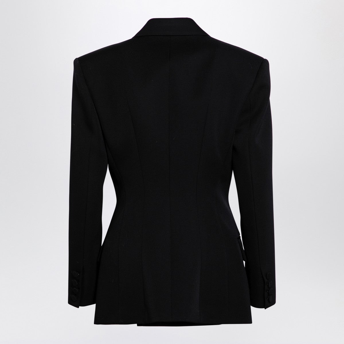 Valentino Black wool double-breasted jacket