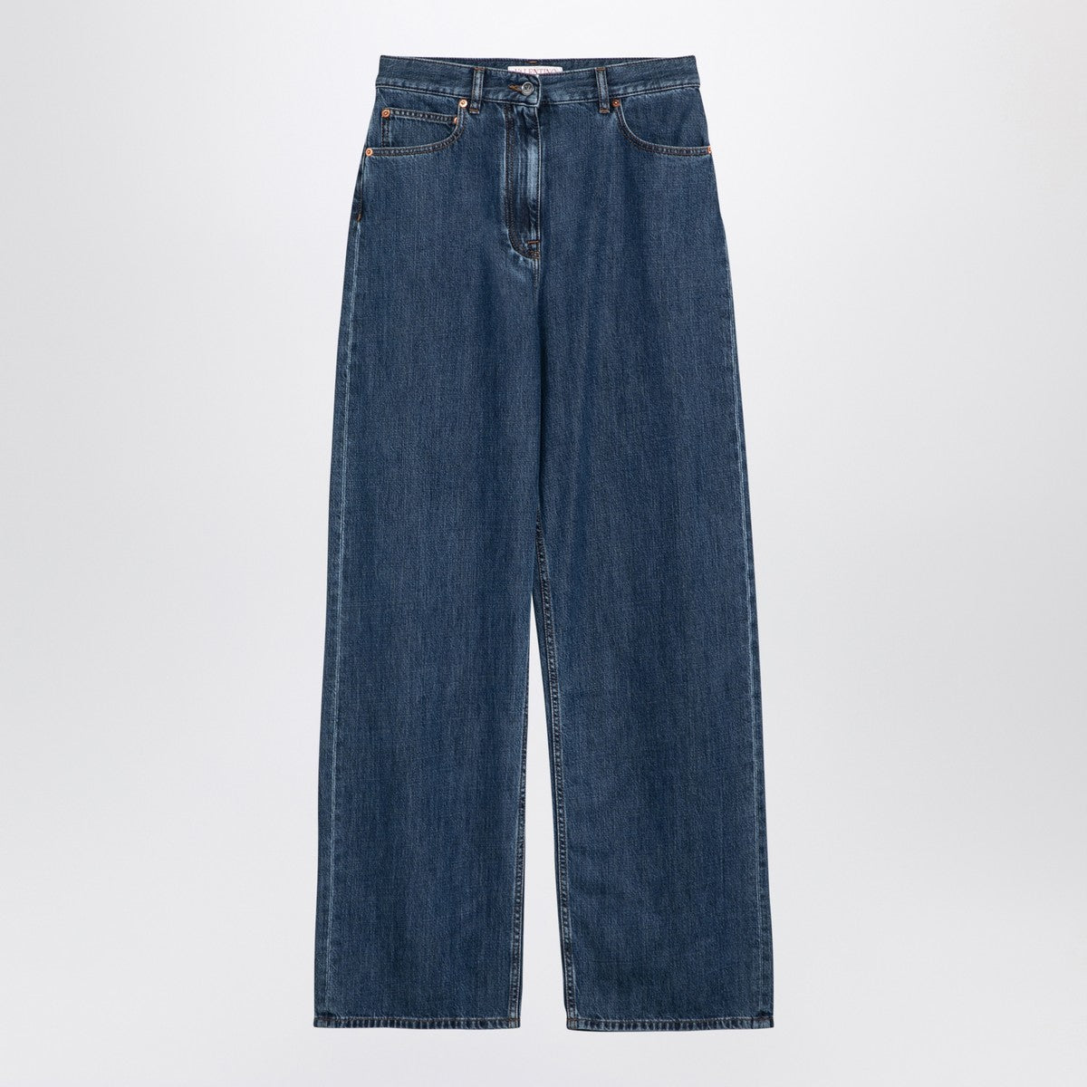 Valentino Blue wide denim jeans