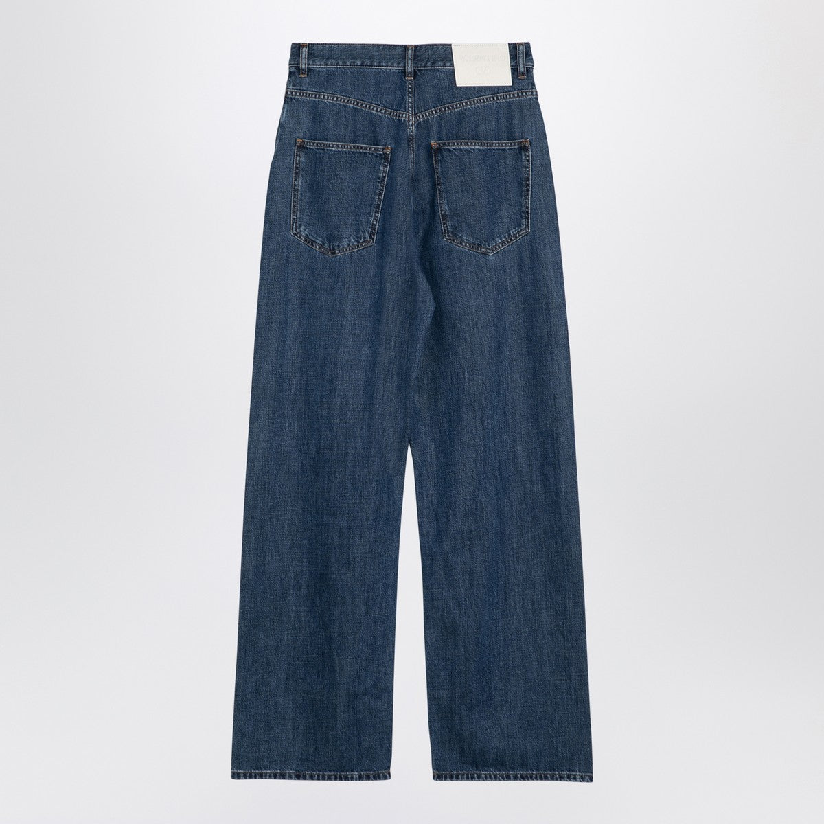 Valentino Blue wide denim jeans