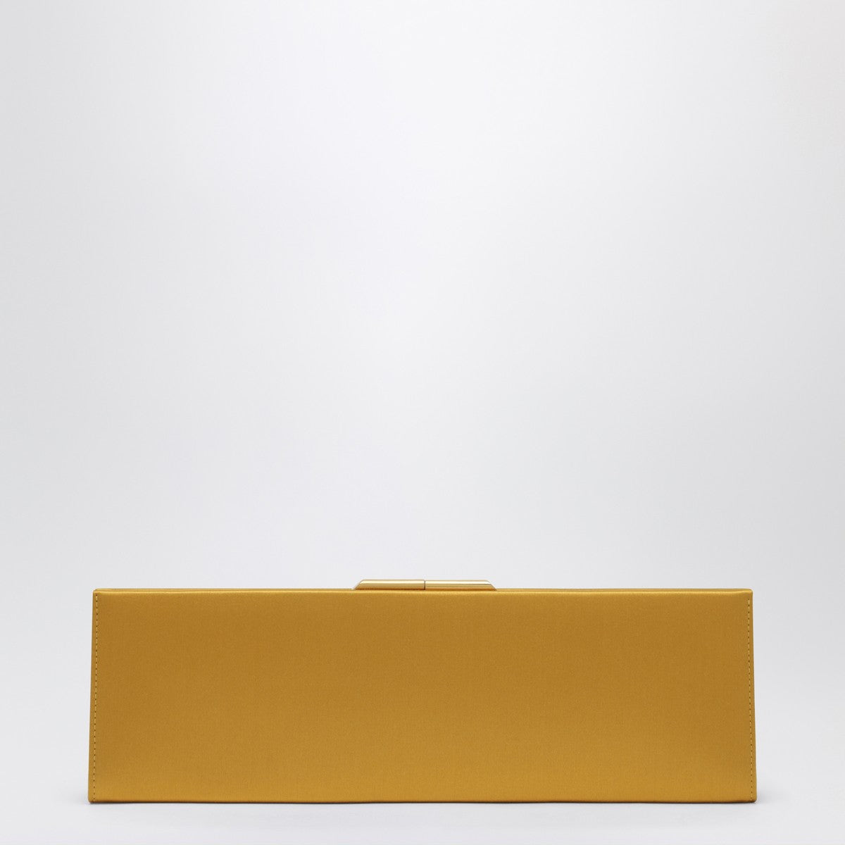 Saint Laurent Midnight Clutch Large in yellow Satin