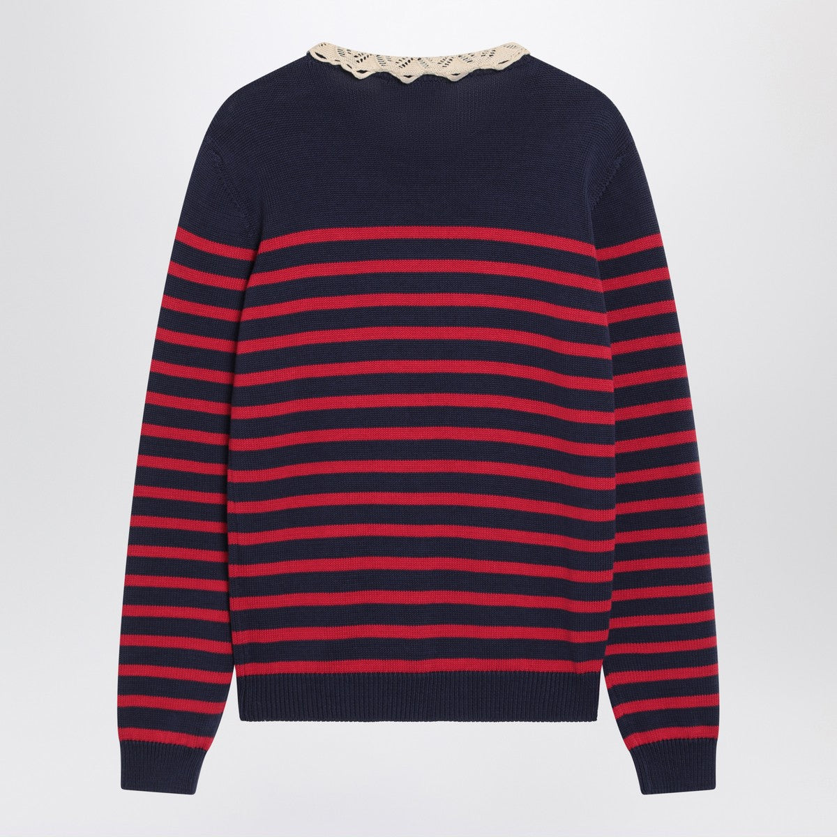 Blue striped Chez Valentino top