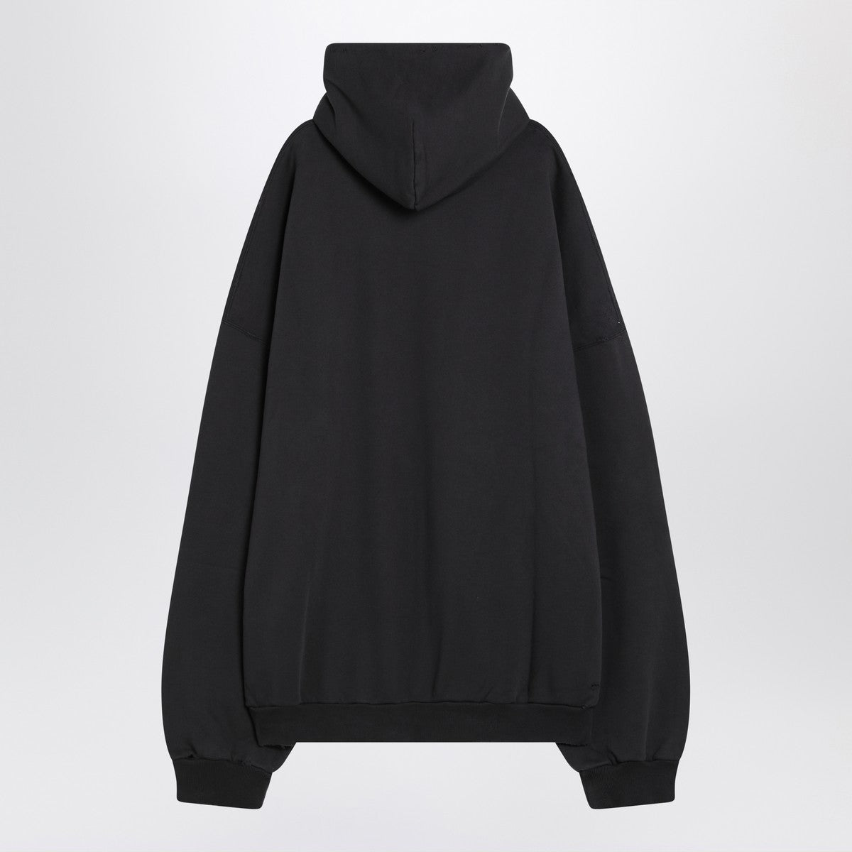 Balenciaga Optical black washed oversized hoodie