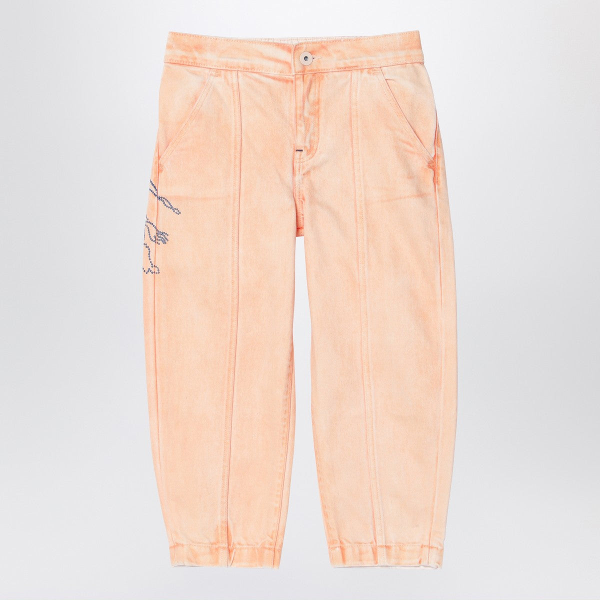 Burberry Light pink denim jeans with EKD