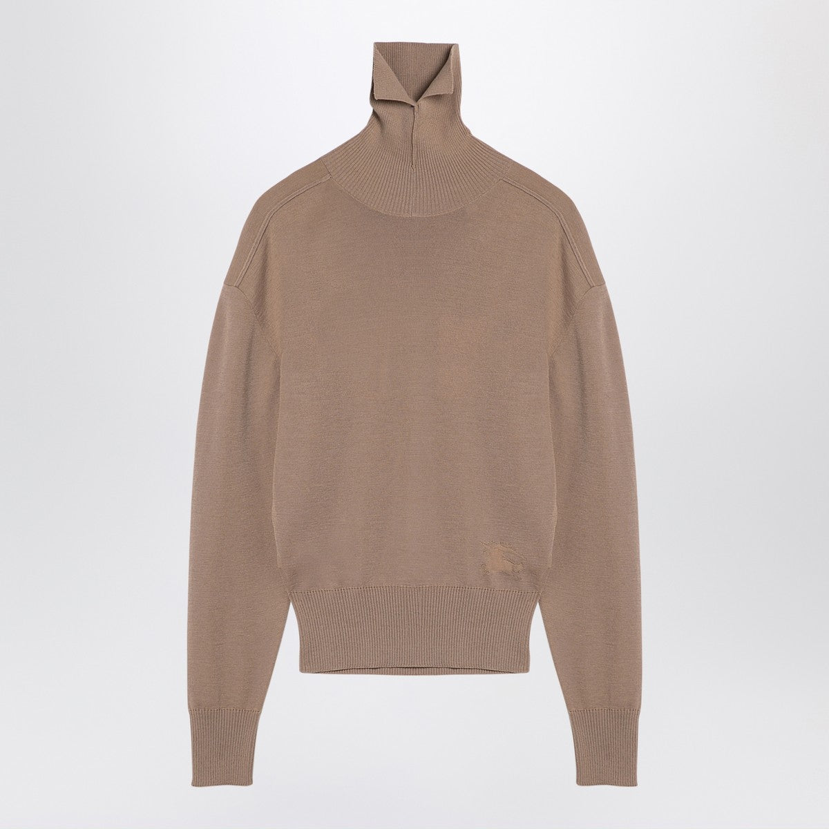 Burberry Beige wool turtleneck sweater