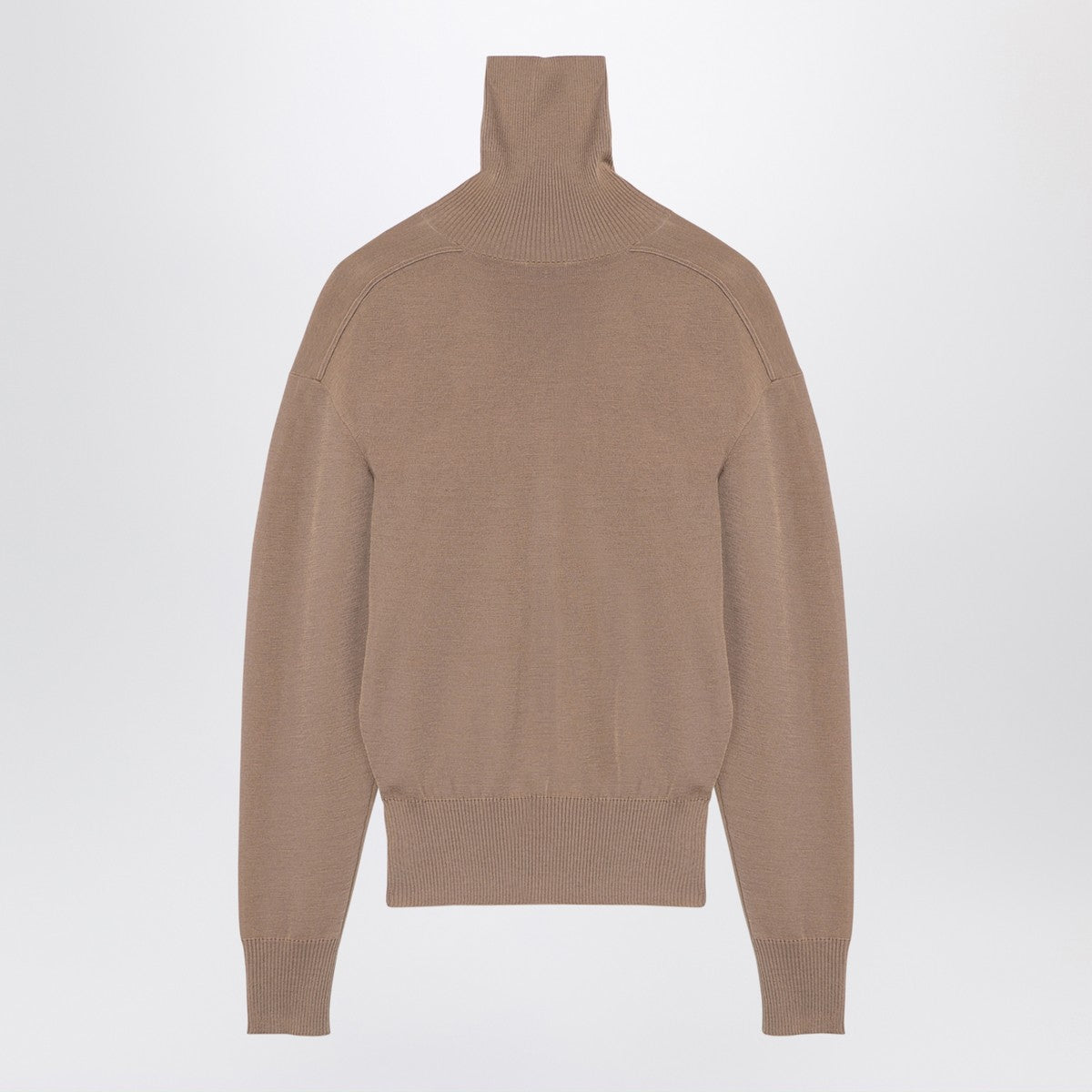 Burberry Beige wool turtleneck sweater