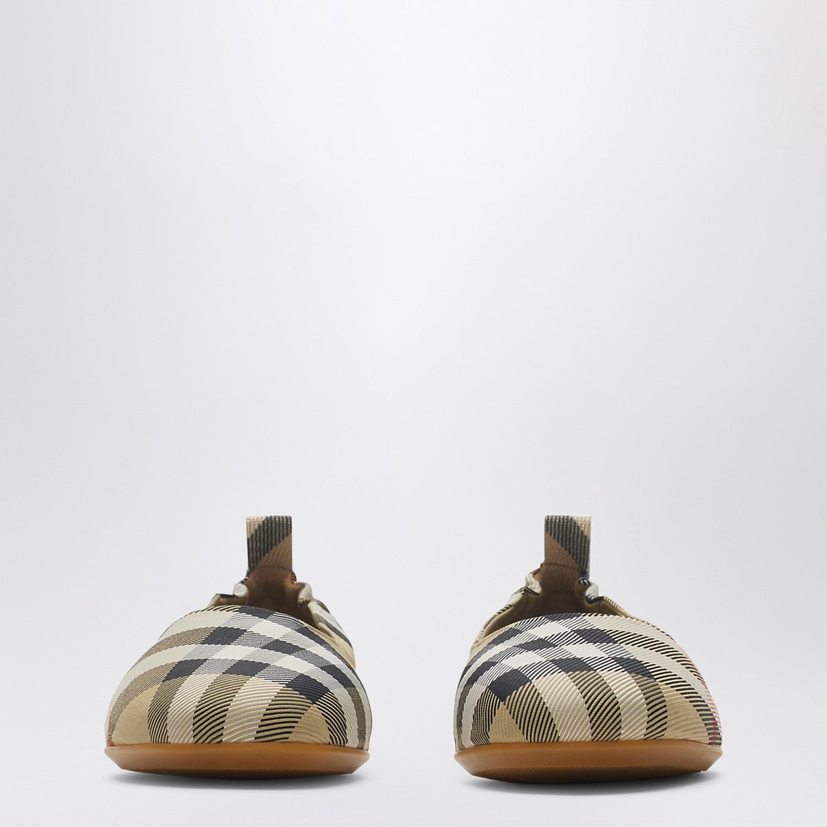 Burberry Ballerina beige Check pattern