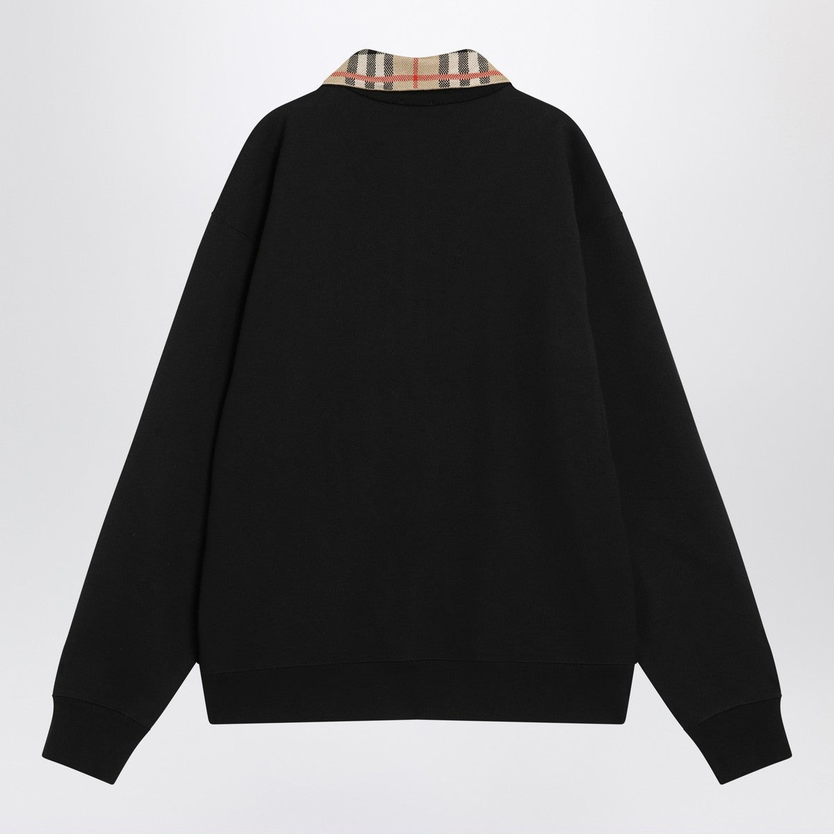 Burberry Half-zip sweatshirt black in cotton