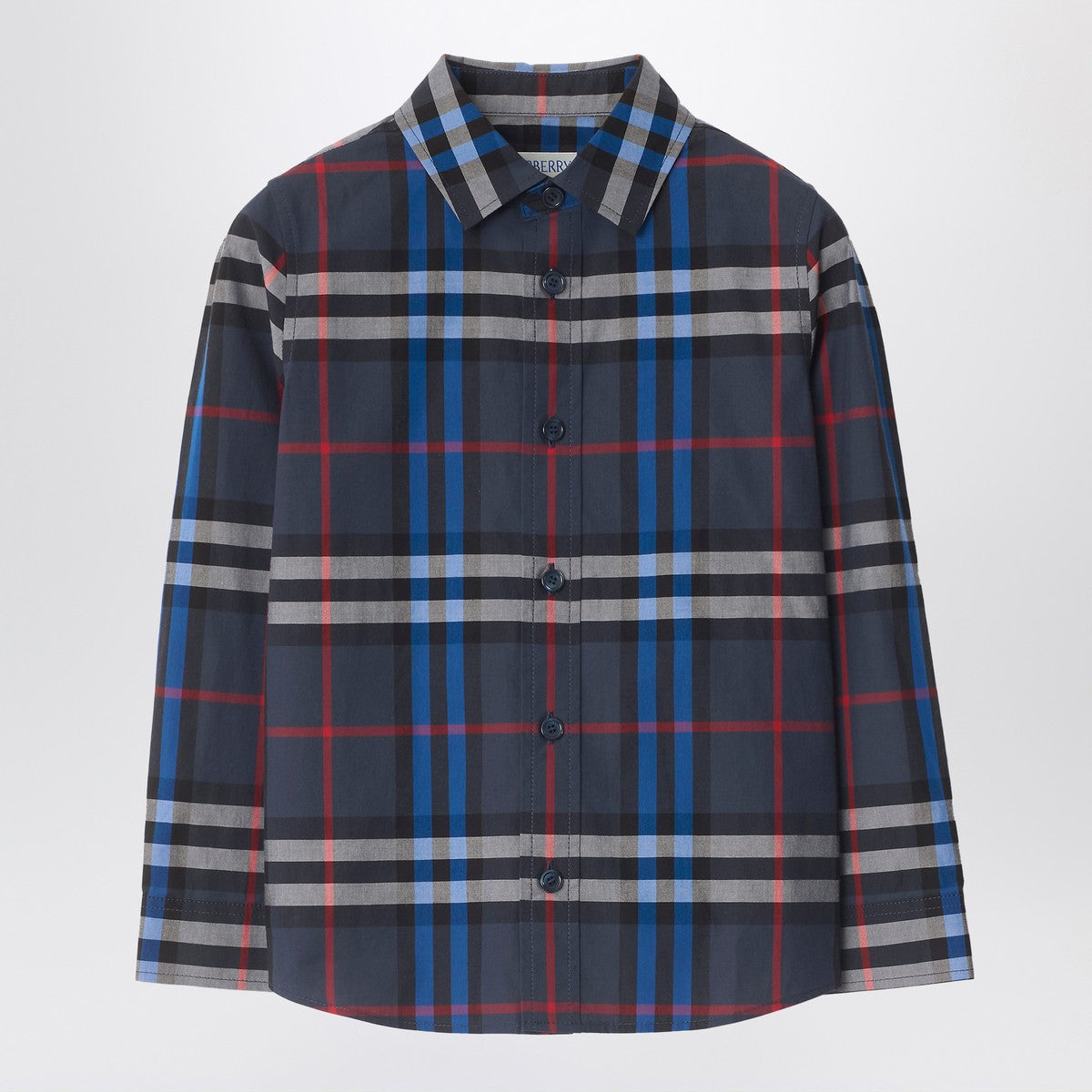 Burberry Gray shirt with Check pattern