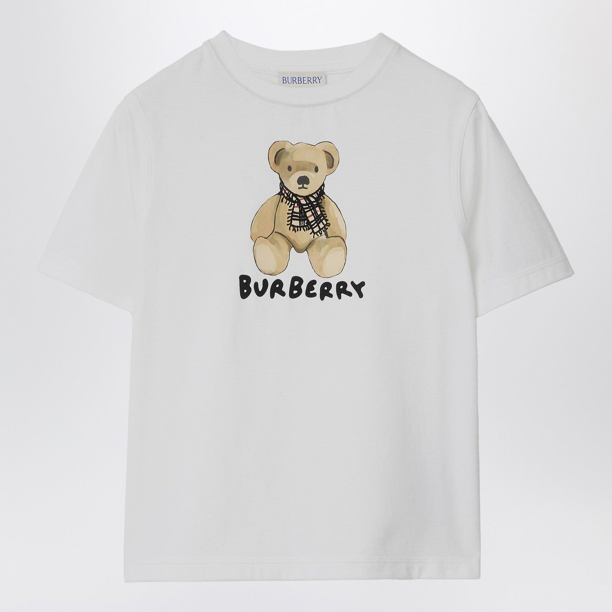 Burberry White T-shirt with Thomas bear and friends