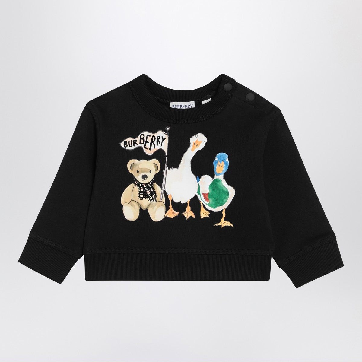Burberry Black sweatshirt with Thomas bear and friends