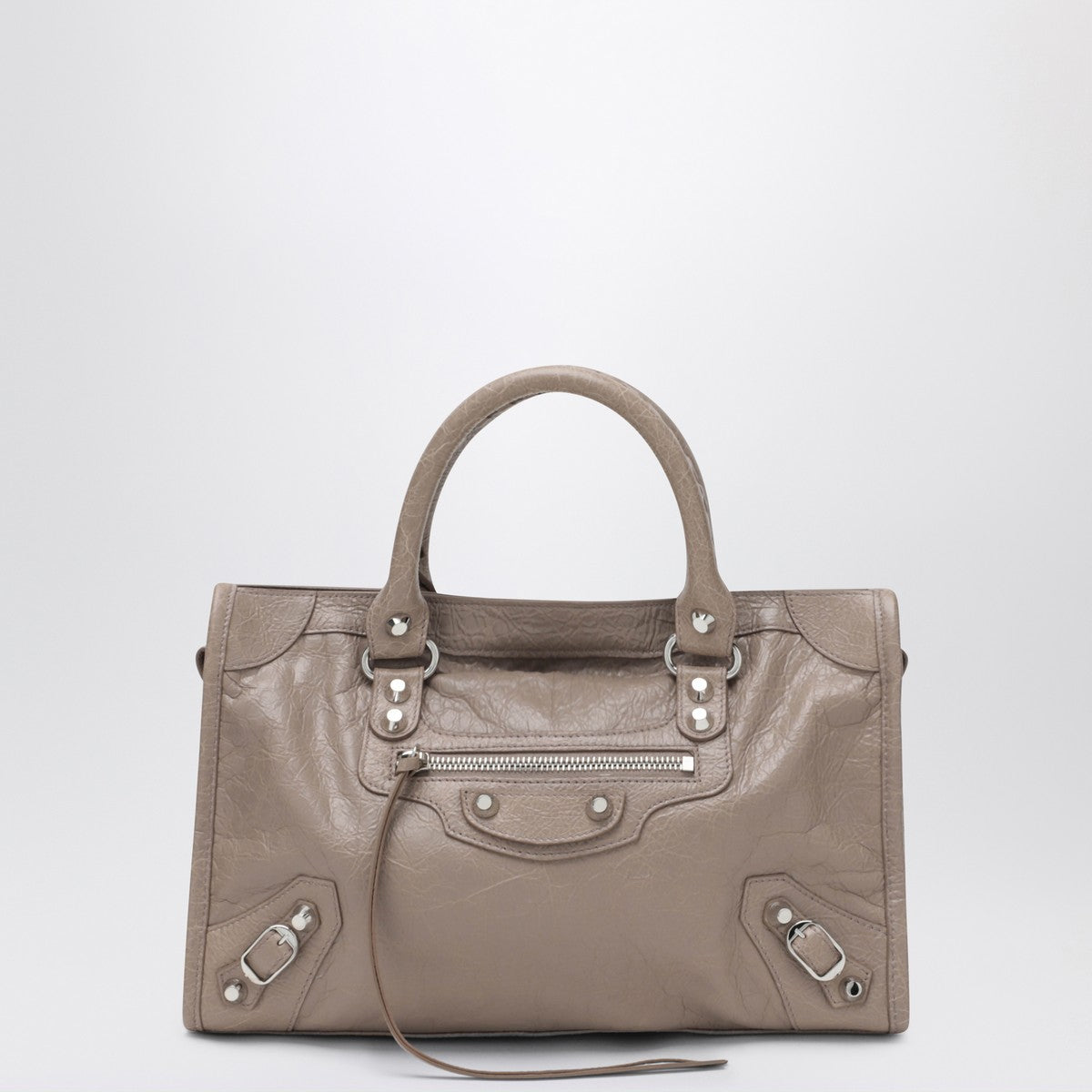 Balenciaga Le City Small tote bag sesame-coloured