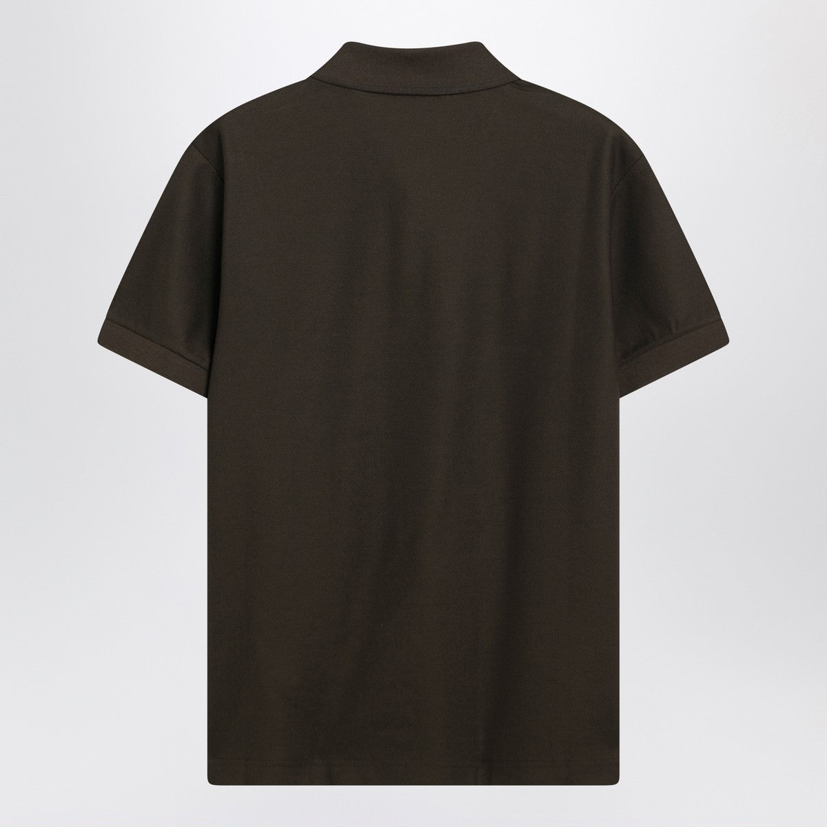 Burberry Dark green cotton polo shirt with EKD