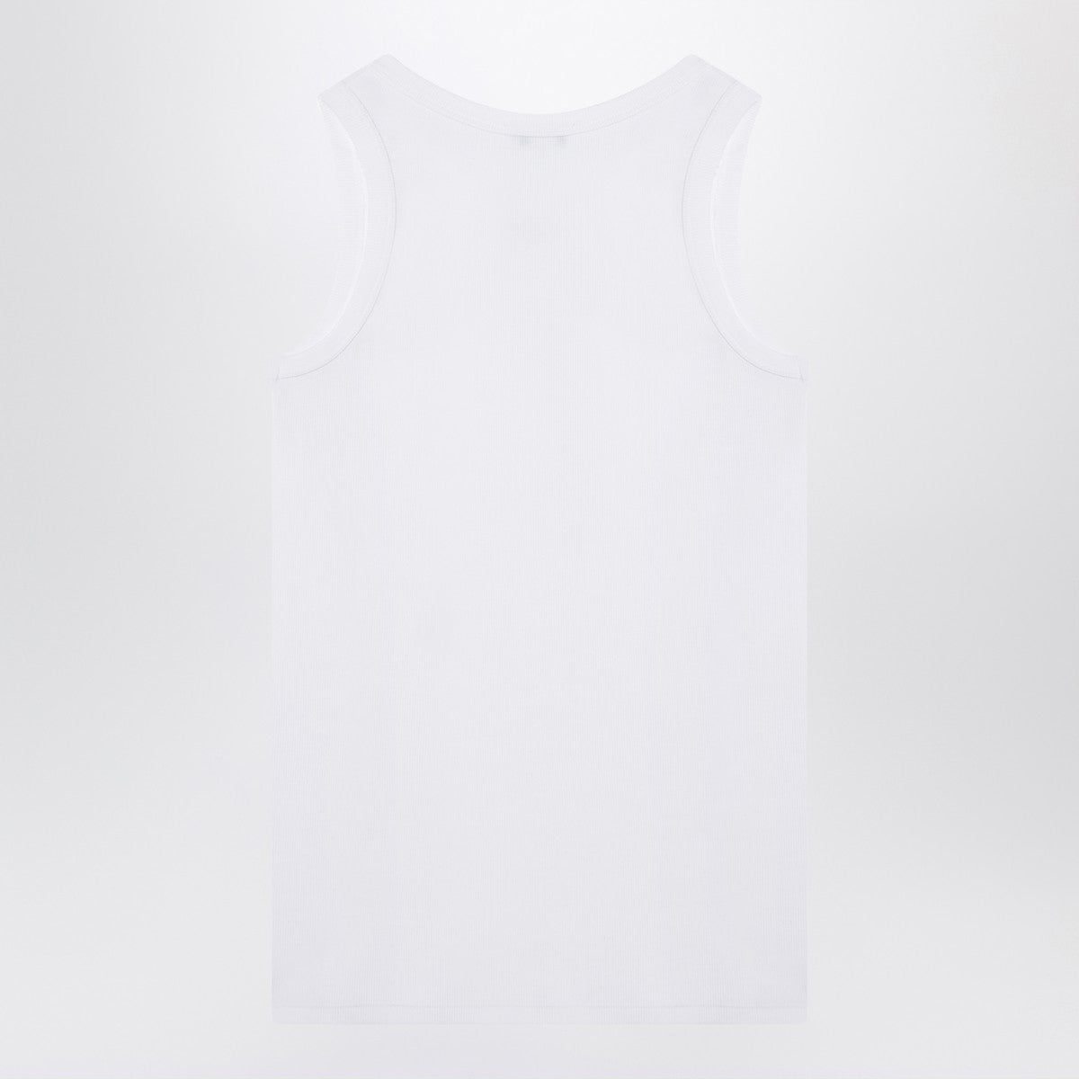 Alexander McQueen White cotton tank top