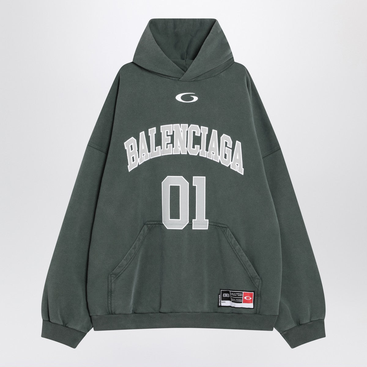 Balenciaga Dark green Basketball hooded sweatshirt