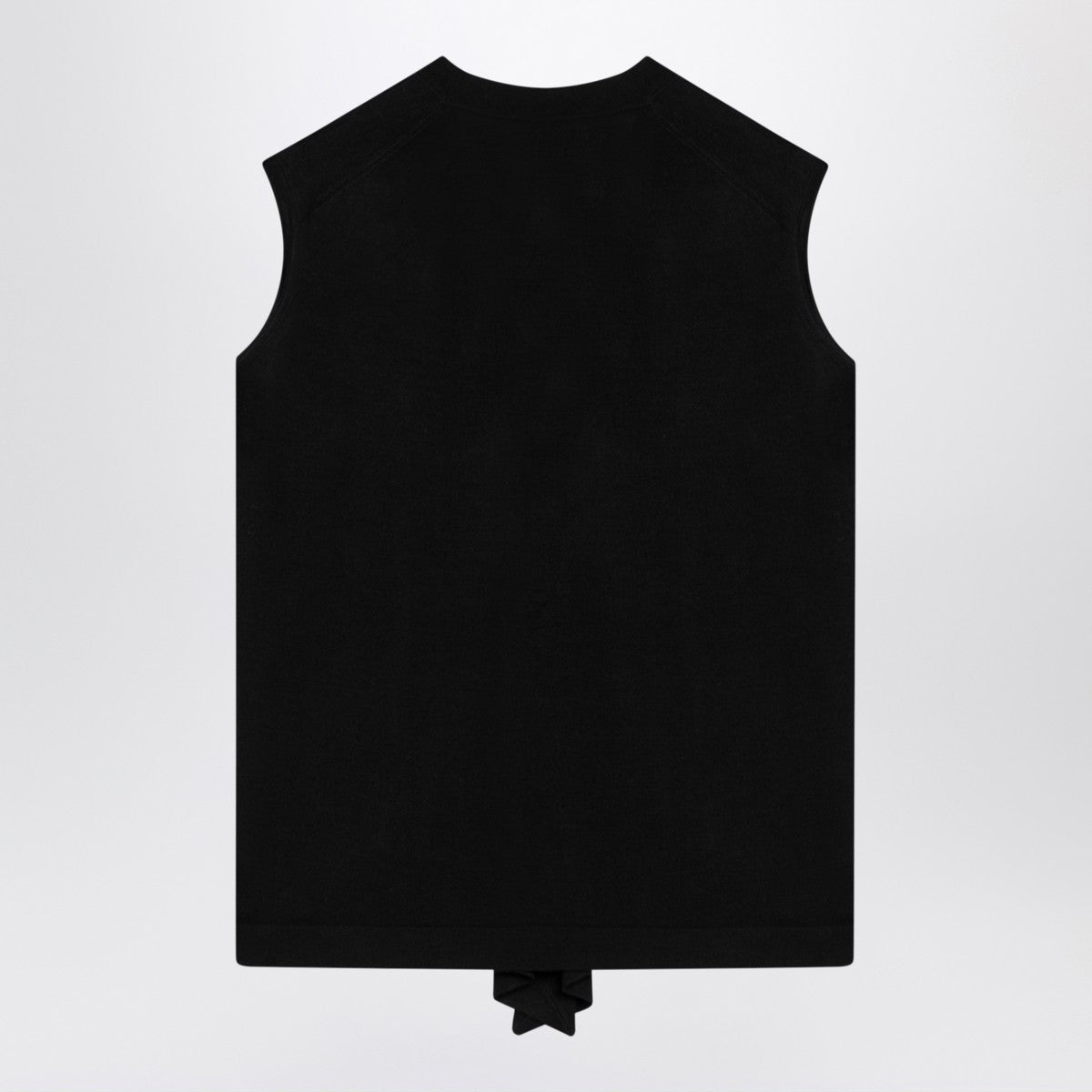 The Row Black wool Waistcoat cardigan