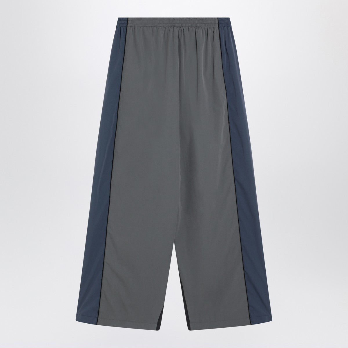 Balenciaga Black/navy blue/grey faded effect 50/50 tracksuit trousers