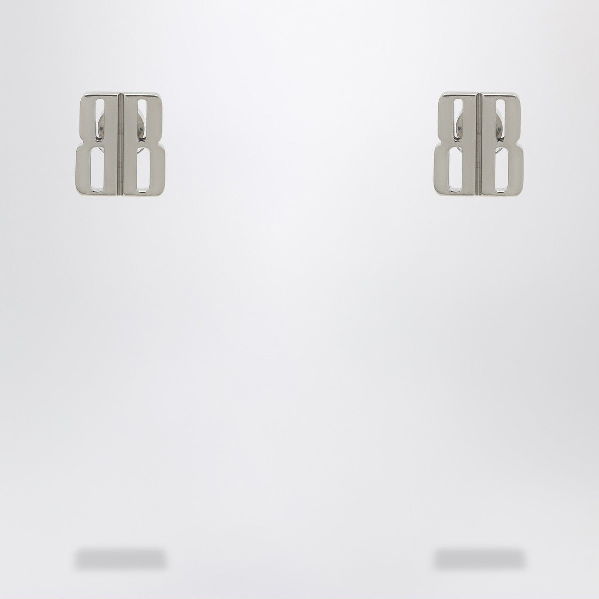Balenciaga Nano XS silver Stud Earrings